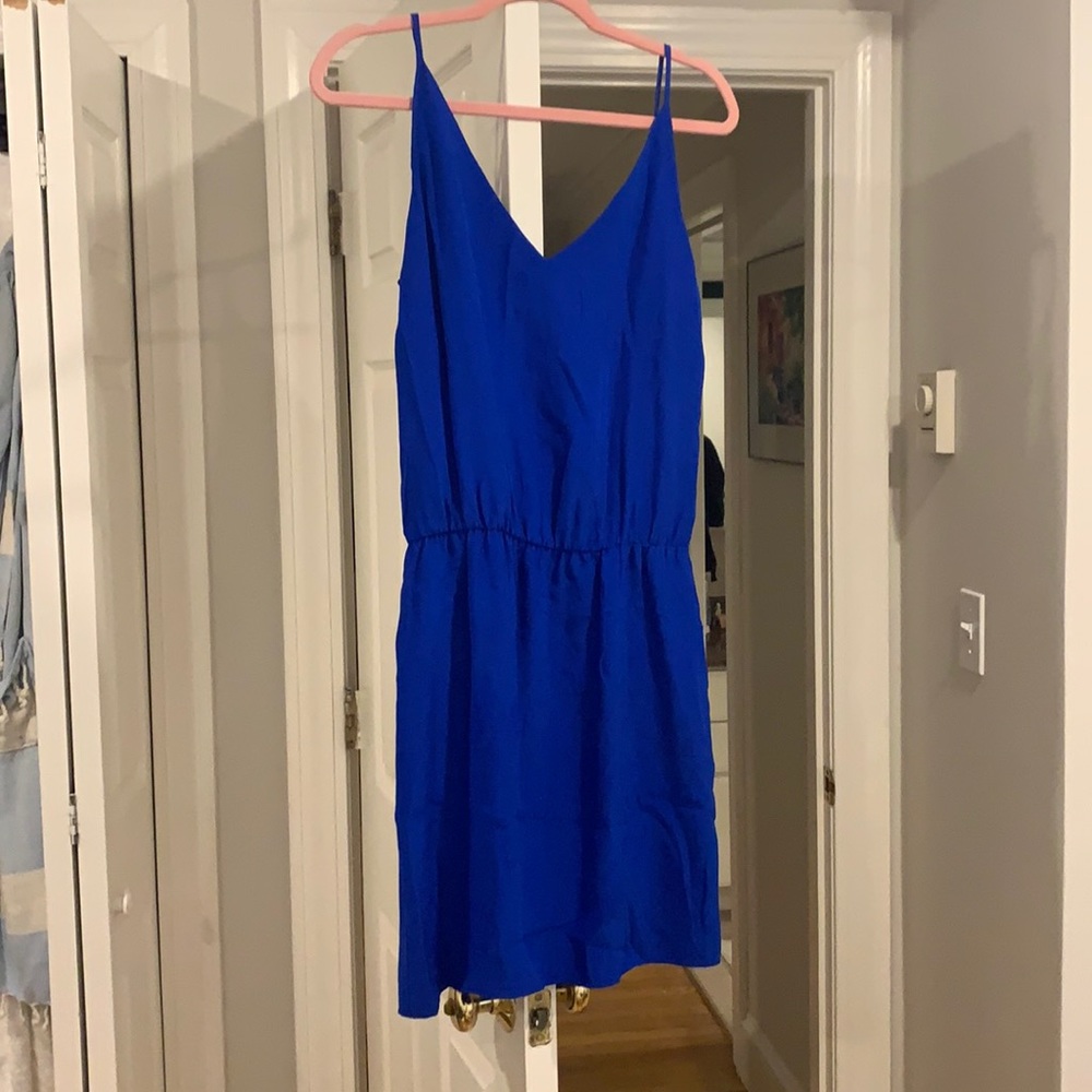 Amanda Uprichard Royal Blue Cocktail Dress - size medium